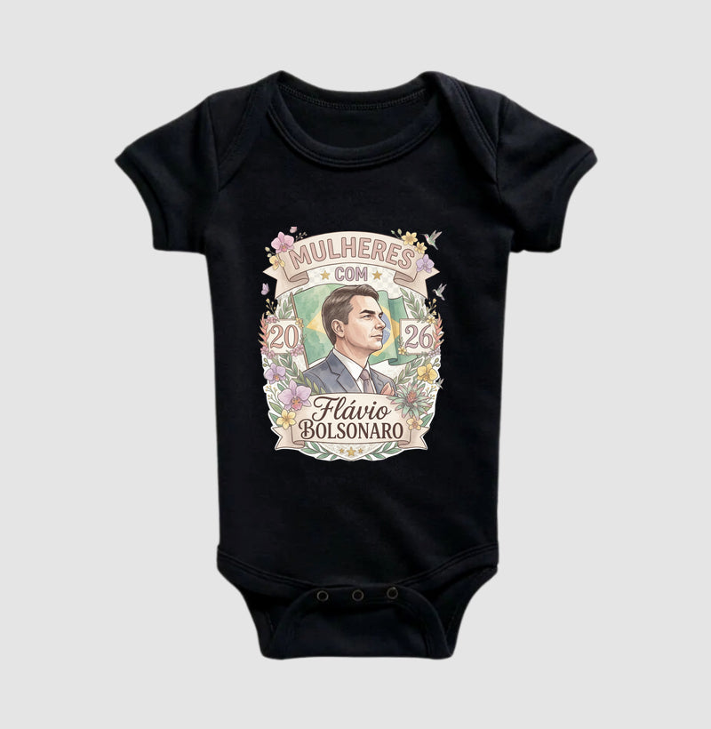 MULHERES COM FLÁVIO BOLSONARO